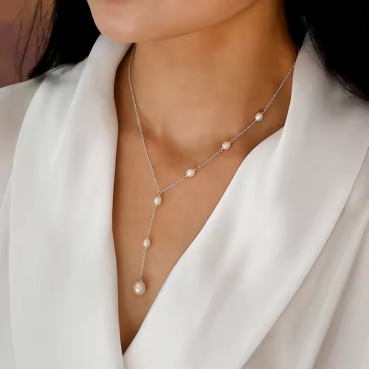 Jiela™ - Модное жемчужное ожерелье