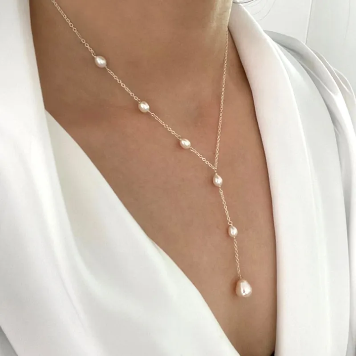 Jiela™ - Модное жемчужное ожерелье
